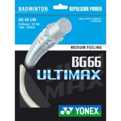 YONEX BG 66 Ultimax 10 M Badminton Single String